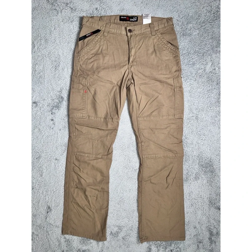 Ariat FR M5 Slim Straight Leg Work Pants Men's 36x35 Flame Resistant *READ